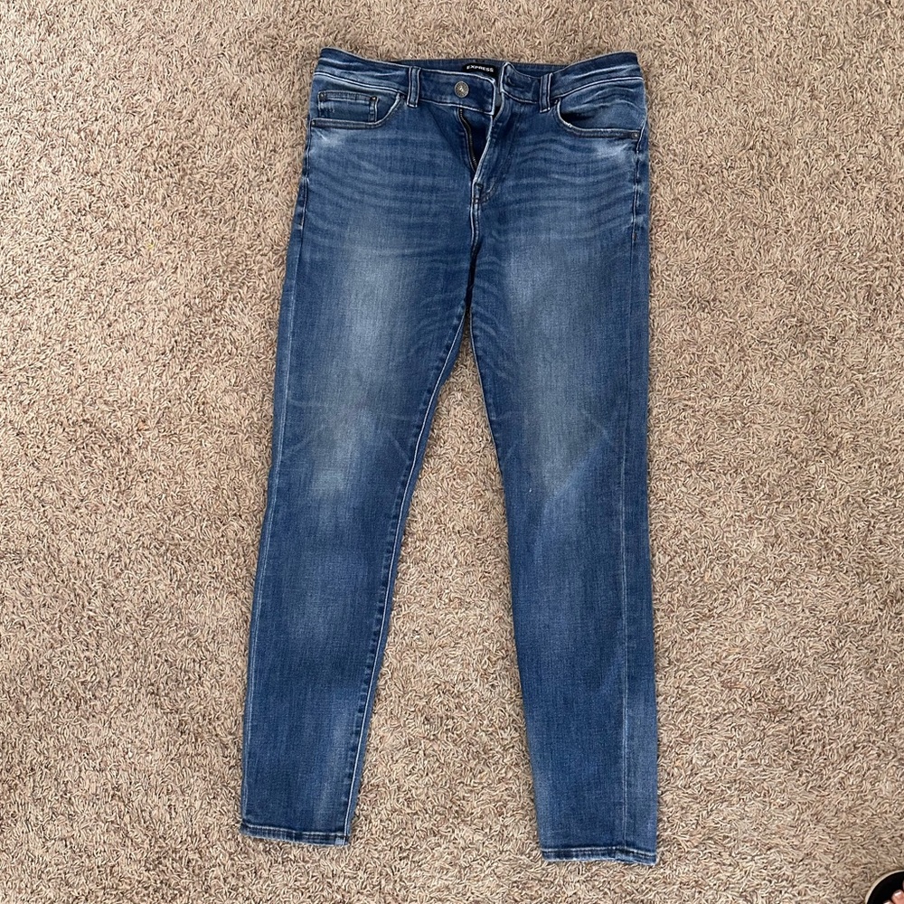 Express Athletic Skinny Jeans 32x34